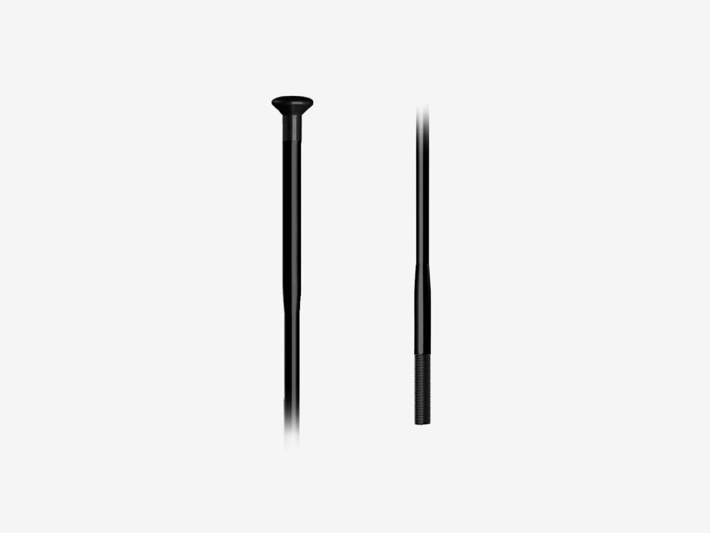 Black Sapim Sprint straight pull spoke, 295 mm