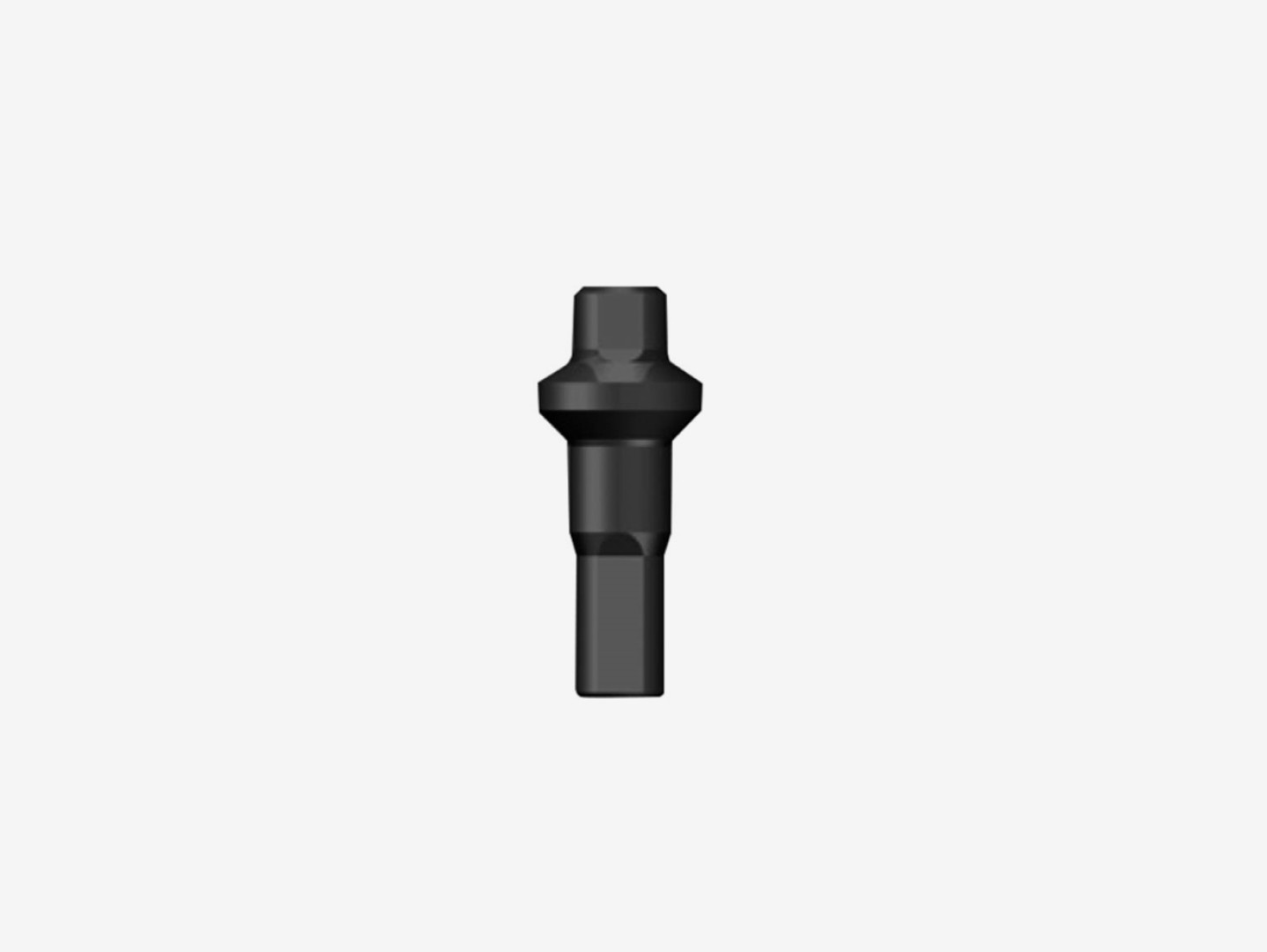 Black Sapim Double Square aluminium nipples for carbon rims at BoodaBike