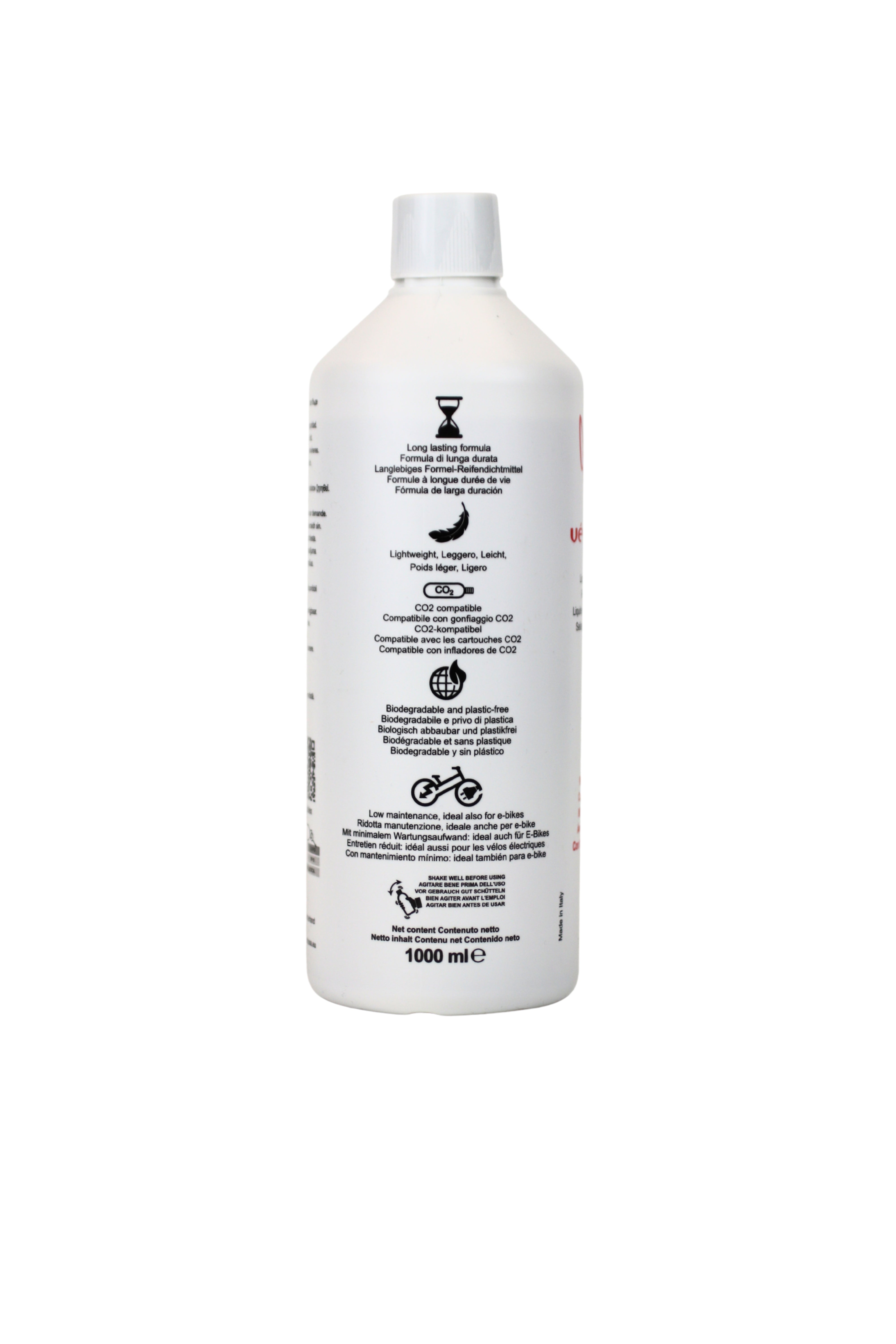 Flacon de Végétalex 1000 ml, étiquette arrière