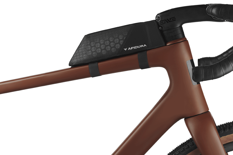 Apidura Aero System modules combined on a bike