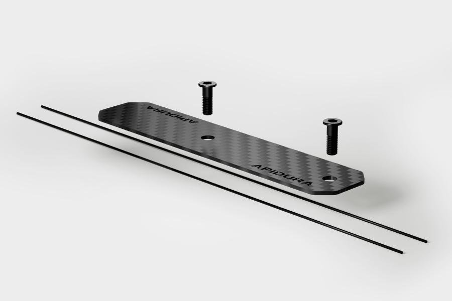 Stabiliserende kulfiberstruktur på Apidura Aero Bolt-On Lang Overrørsmodul