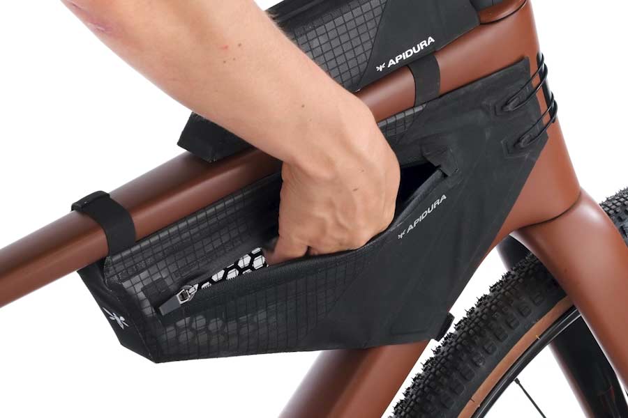 Secure zip closure of the Apidura Aero Frame Module
