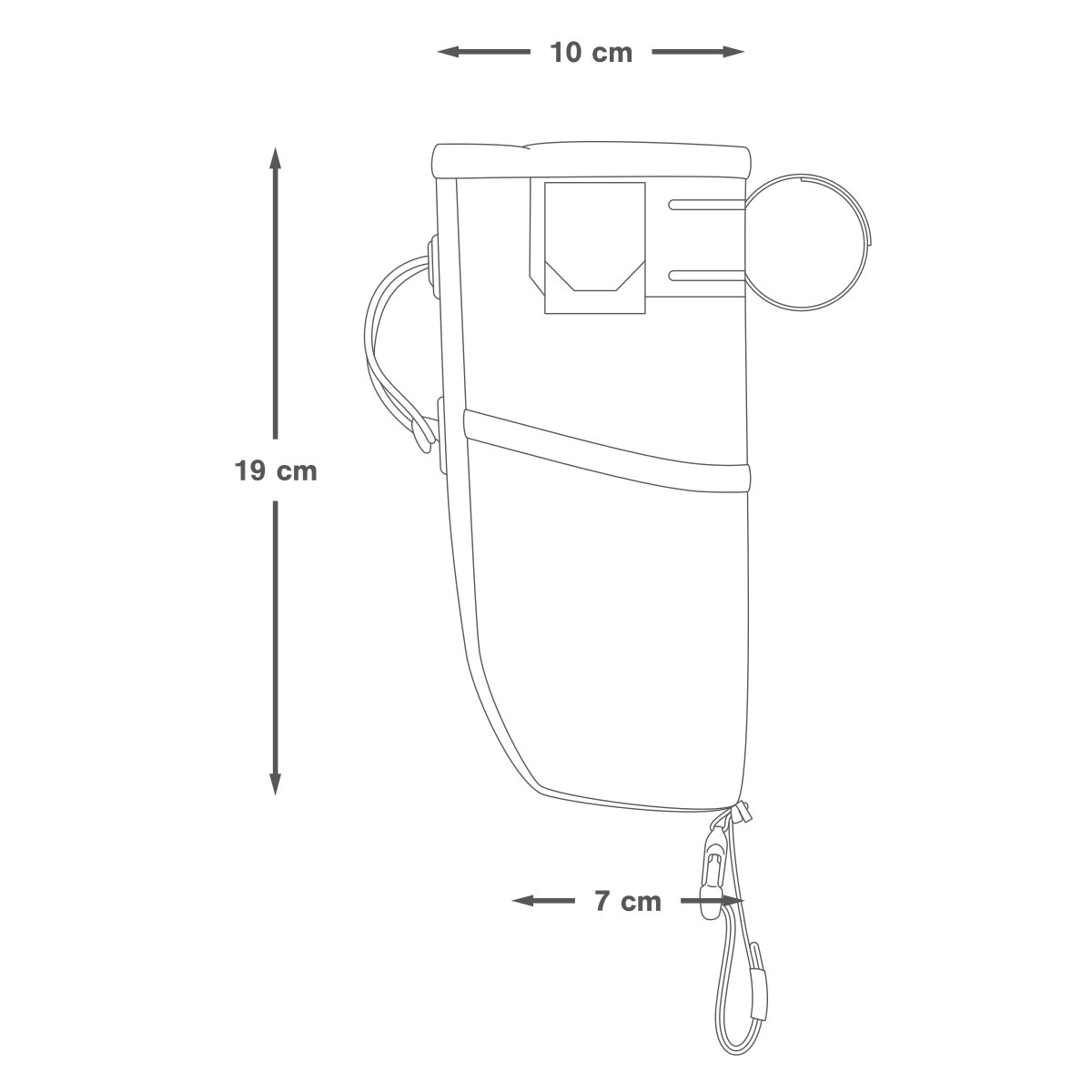 Torba na jedzenie Apidura Backcountry Plus 1,2 L – wymiary w cm