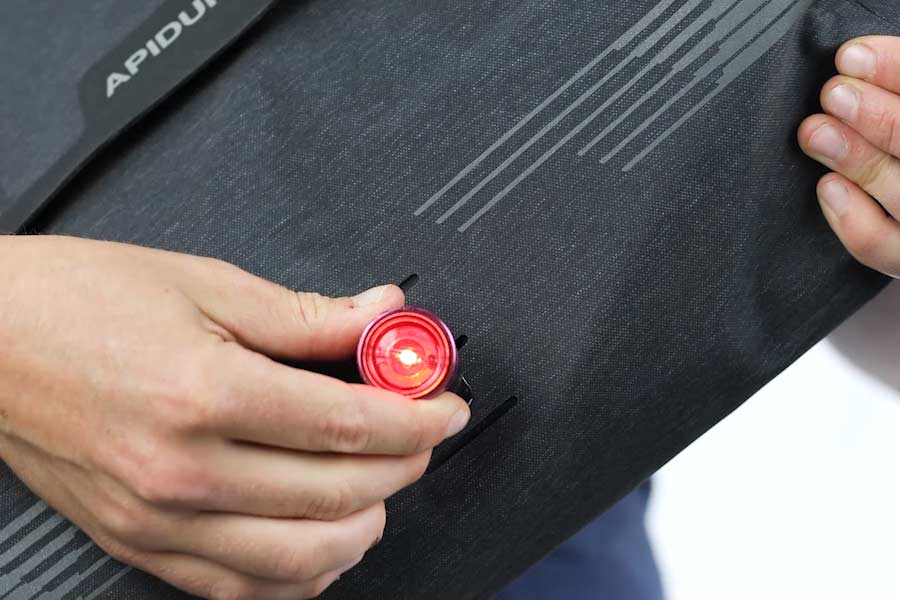 Laserskåret lygteholder på Apidura City Messenger