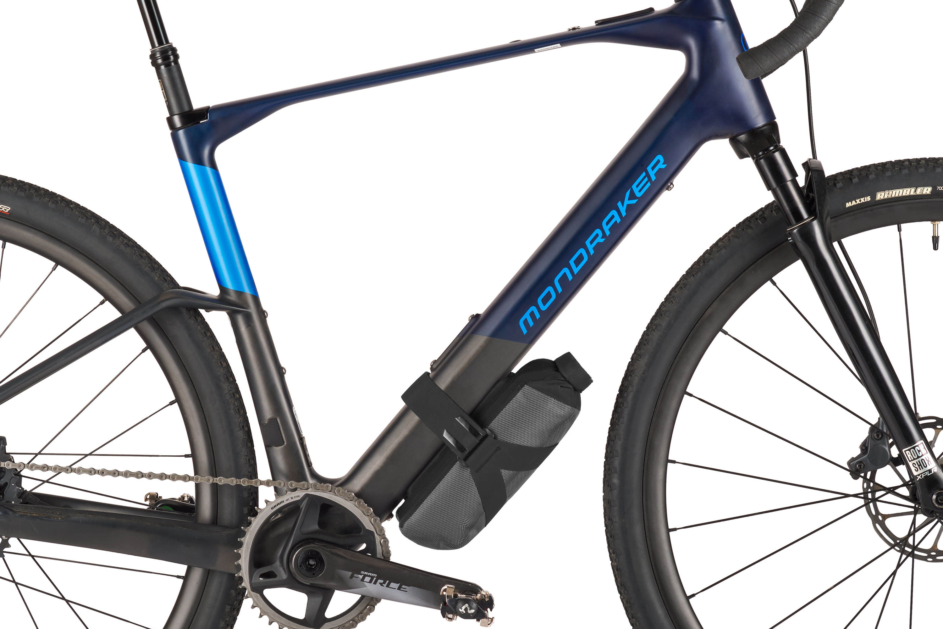 Options de placement de l'Apidura Expedition E-Bike Charger Pack