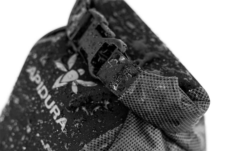Waterproof laminate of the Apidura Expedition Fork Pack