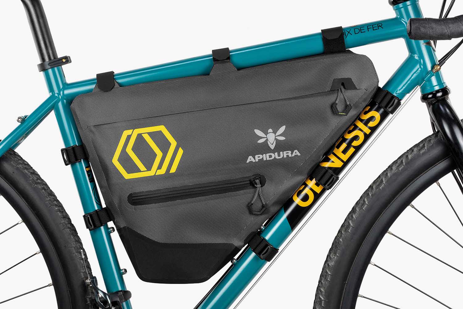 Apidura Expedition Helrammetaske på en bikepacking-cykel