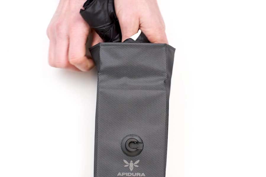 Compressible design of the Apidura Expedition Stem Pack