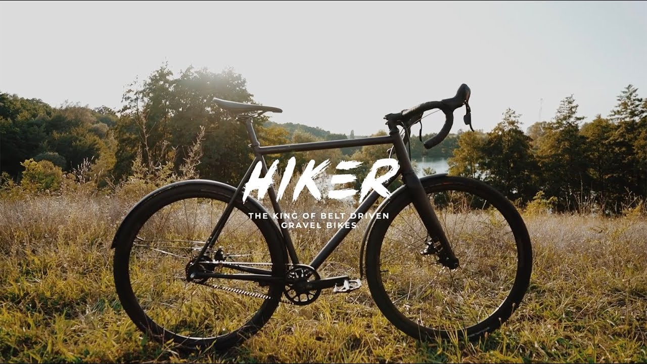 Video thumbnail: Booda Bike Hiker gravel bike standing in a field