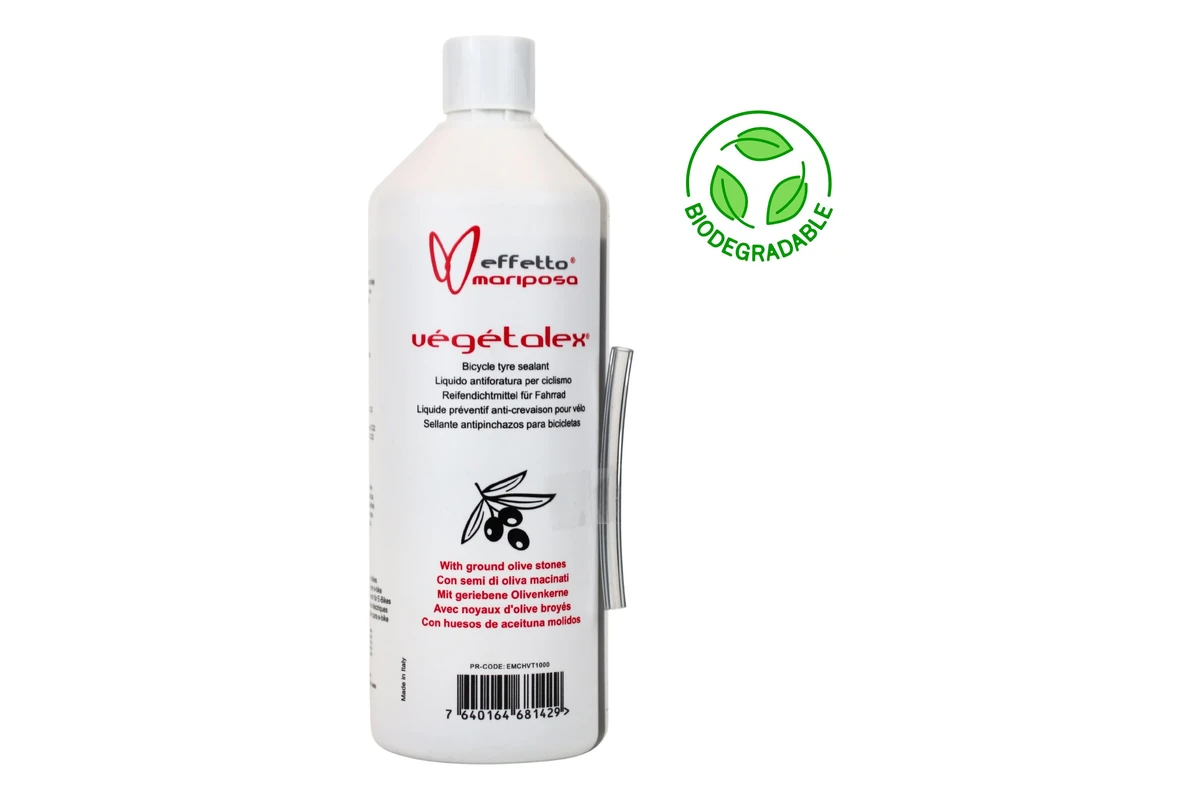 Effetto Mariposa Végétalex 1000 ml-fles bandenafdichtmiddel, voorkant