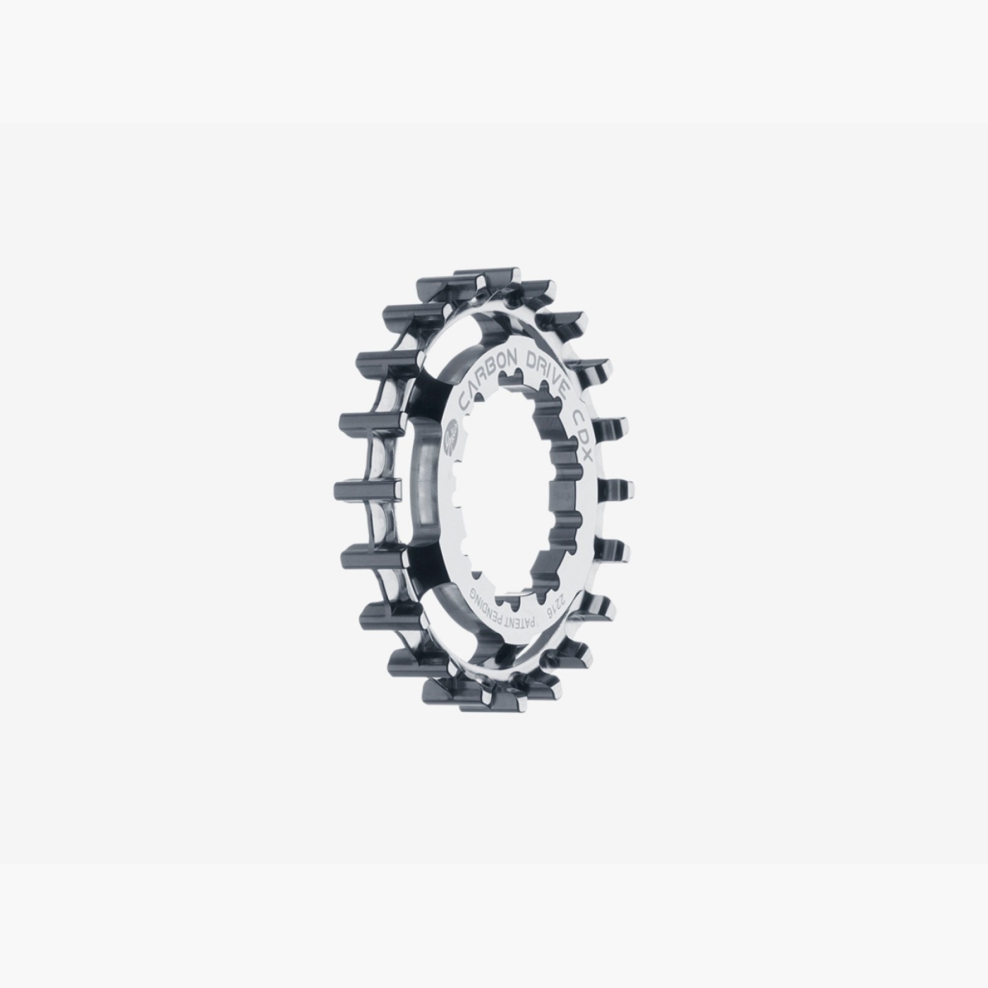 Silver Gates CDX rear sprocket for 9-spline hubs on a light grey background