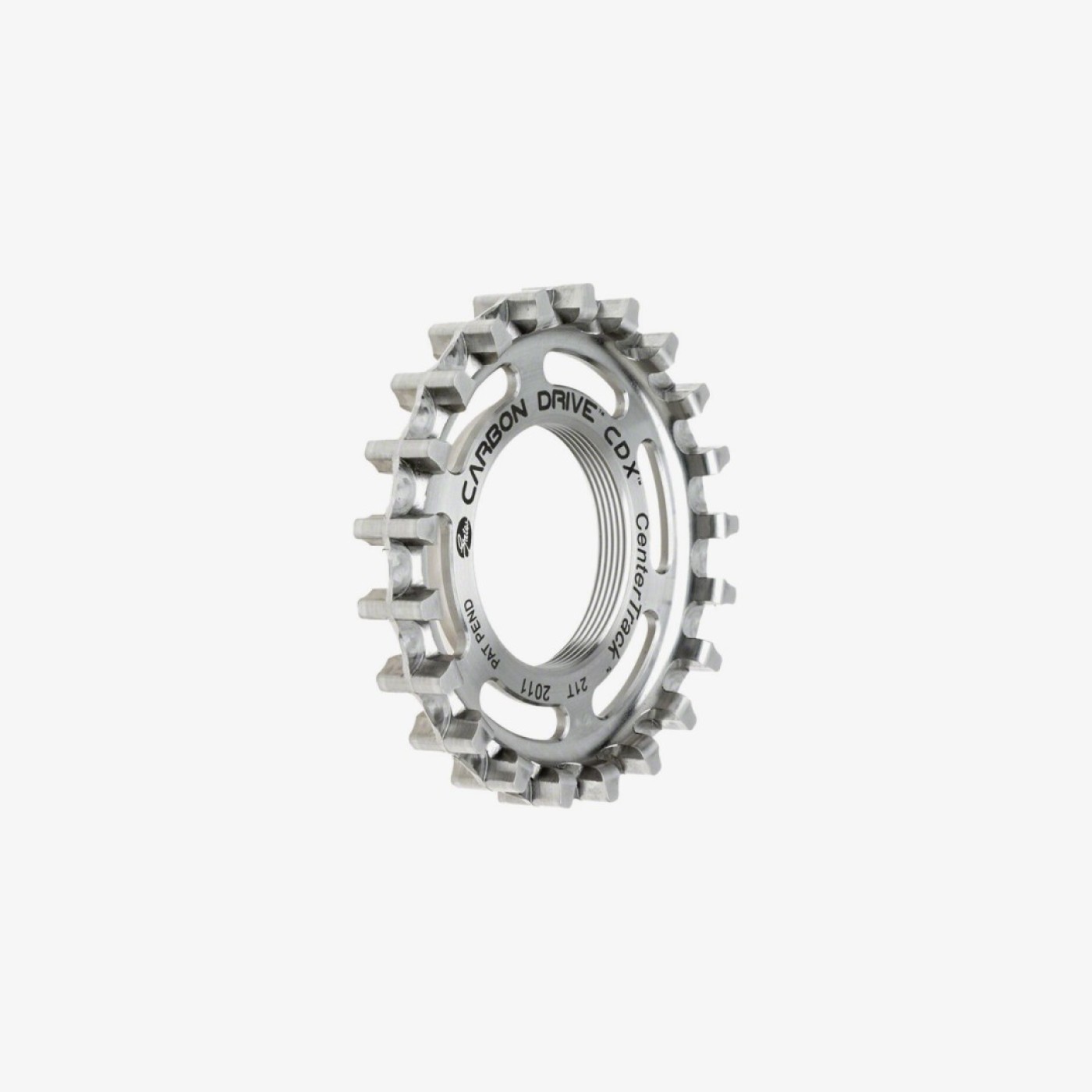 Second view of the Gates rear sprocket on a light grey background