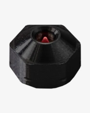 Hexlox Insert 5 mm black from an angle