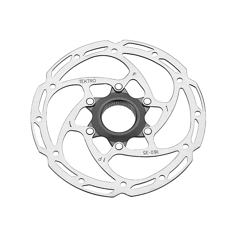 Tektro TR-35 centerlock rotor 160 mm (TR160-35), stainless steel braking surface and steel inner piece
