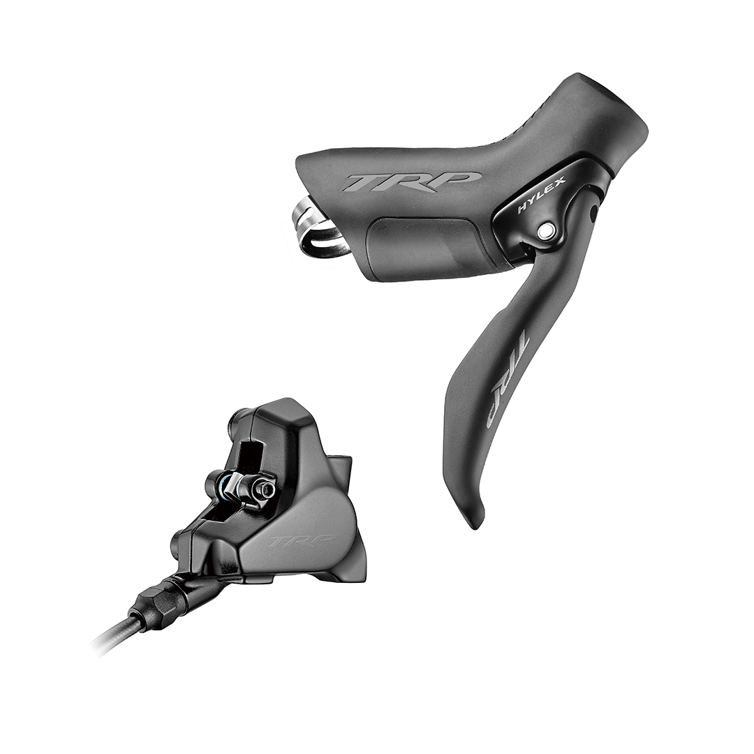 TRP Hylex hydraulischer Rennlenker-Bremshebel mit integriertem Geberzylinder und Flat-Mount-Bremssattel