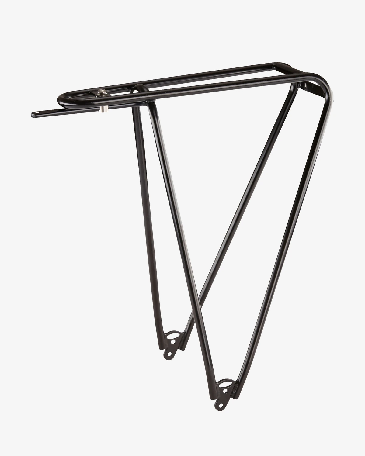 Tubus Fly Classic rear rack black, manufacturer photo from the front at an angle