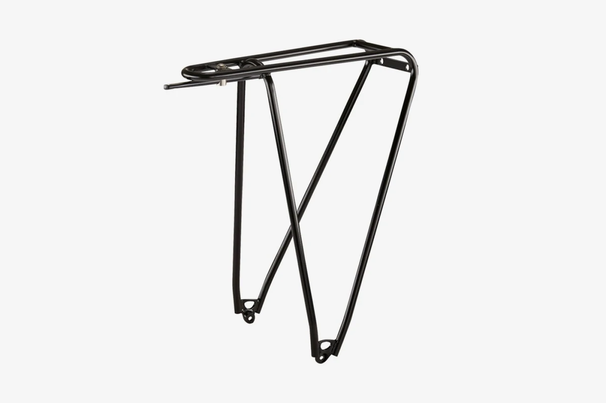 Tubus Fly Classic rear rack in black, side view
